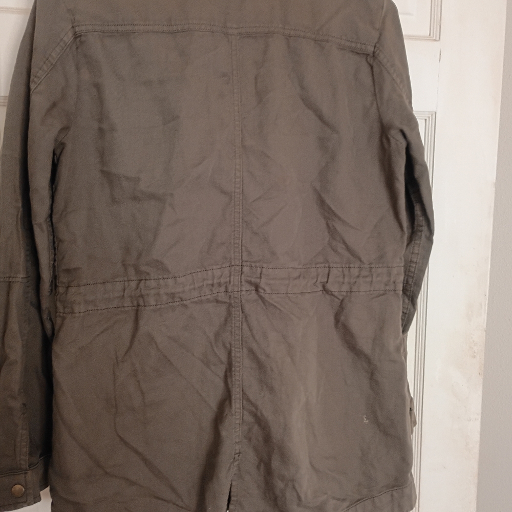 Lucky Brand Women's Army Green Military style Jacket - Picture 3 of 3